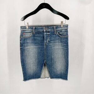 Joe's Jeans Women's Japanese Denim Cut-Off Pencil Skirt